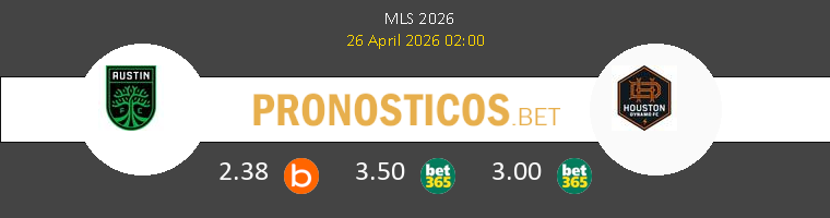 Austin FC vs Houston Dynamo Pronostico (26 Abr 2026) 1