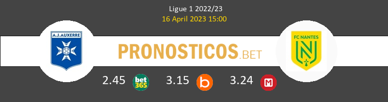 Auxerre vs Nantes Pronostico (11 Abr 2026) 1