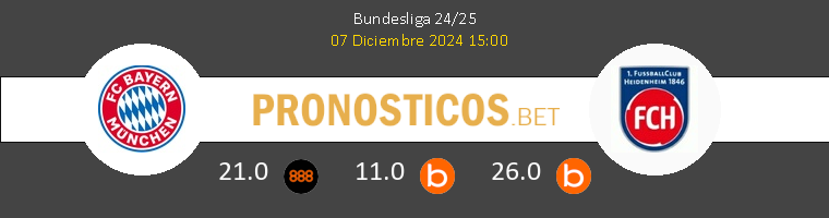Bayern vs Heidenheim Pronostico (2 May 2026) 1