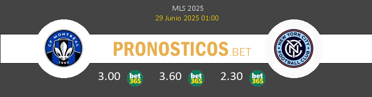 CF Montréal vs New York City Pronostico (25 Abr 2026) 1