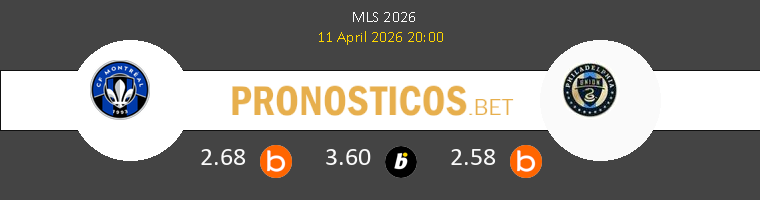 CF Montréal vs Philadelphia Union Pronostico (11 Abr 2026) 1