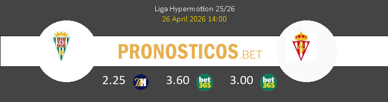 Córdoba vs Real Sporting Pronostico (26 Abr 2026) 1