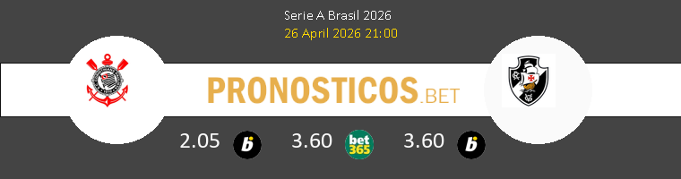 Corinthians vs Vasco da Gama Pronostico (26 Abr 2026) 1