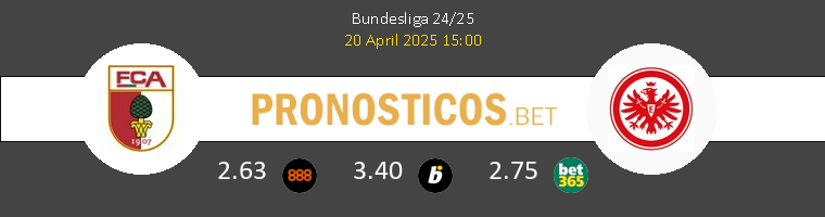 FC Augsburgo vs Eintracht Frankfurt Pronostico (25 Abr 2026) 1 FC Augsburgo vs Eintracht Frankfurt Pronostico (25 Abr 2026) 1
