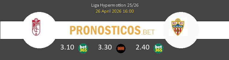 Granada vs Almería Pronostico (26 Abr 2026) 1