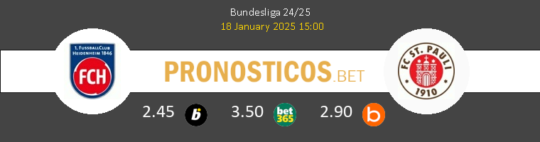 Heidenheim vs FC St Pauli Pronostico (25 Abr 2026) 1 Heidenheim vs FC St Pauli Pronostico (25 Abr 2026) 1