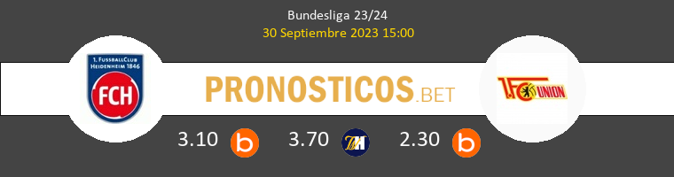 Heidenheim vs Union Berlin Pronostico (11 Abr 2026) 1