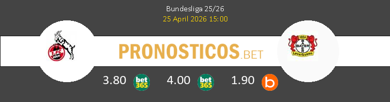 Koln vs Bayer Leverkusen Pronostico (25 Abr 2026) 1 Koln vs Bayer Leverkusen Pronostico (25 Abr 2026) 1