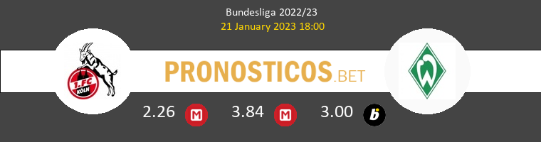 Colonia vs Werder Bremen Pronostico (12 Abr 2026) 1
