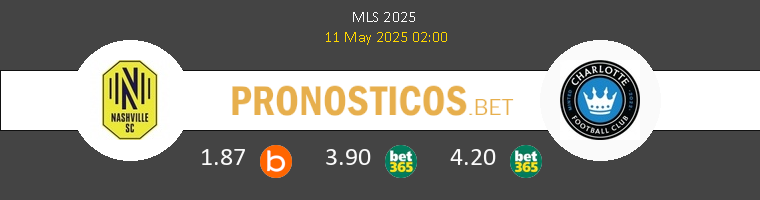 Nashville SC vs Charlotte FC Pronostico (26 Abr 2026) 1