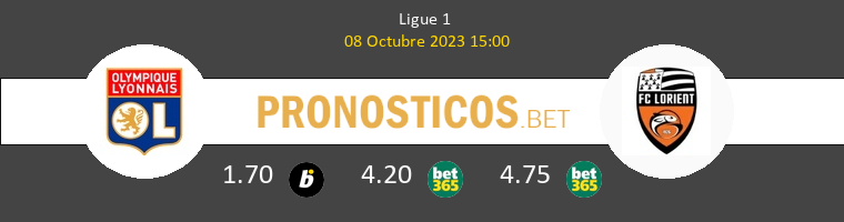 Olympique Lyonnais vs Lorient Pronostico (12 Abr 2026) 1