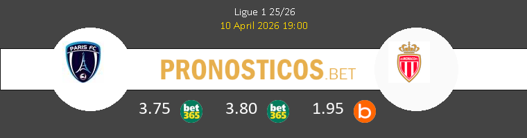 Paris FC vs Monaco Pronostico (10 Abr 2026) 1