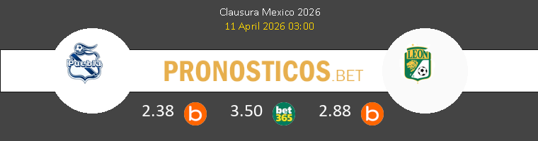 Puebla vs León Pronostico (11 Abr 2026) 1 Puebla vs León Pronostico (11 Abr 2026) 1