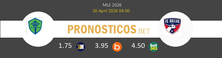 Seattle Sounders vs FC Dallas Pronostico (26 Abr 2026) 1