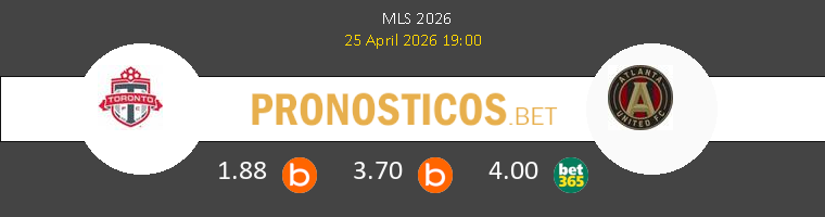 Toronto FC vs Atlanta United Pronostico (25 Abr 2026) 1