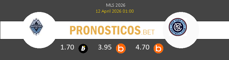 Vancouver Whitecaps vs New York City Pronostico (12 Abr 2026) 1