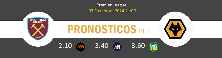 West Ham vs Wolverhampton Wanderers Pronostico (10 Abr 2026) 1 West Ham vs Wolverhampton Wanderers Pronostico (10 Abr 2026) 1