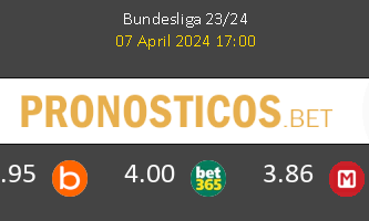 Wolfsburgo vs B. Mönchengladbach Pronostico (25 Abr 2026) 1