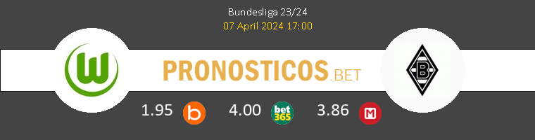 Wolfsburgo vs B. Mönchengladbach Pronostico (25 Abr 2026) 1 Wolfsburgo vs B. Mönchengladbach Pronostico (25 Abr 2026) 1
