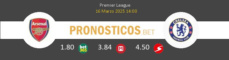 Arsenal vs Chelsea Pronostico (6 Sep 2026) 1