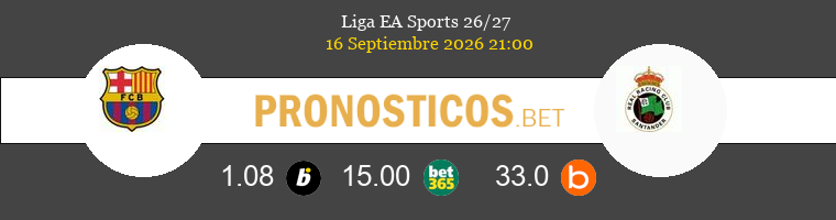 Barcelona vs Racing de Santander Pronostico (16 Sep 2026) 1