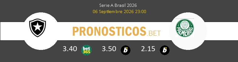 Botafogo vs Palmeiras Pronostico (6 Sep 2026) 1 Botafogo vs Palmeiras Pronostico (6 Sep 2026) 1
