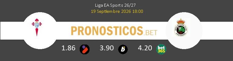 Celta vs Racing de Santander Pronostico (19 Sep 2026) 1 Celta vs Racing de Santander Pronostico (19 Sep 2026) 1
