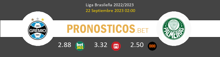Grêmio vs Palmeiras Pronostico (20 Sep 2026) 1