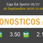 Levante vs Athletic Pronostico (16 Sep 2026) 3