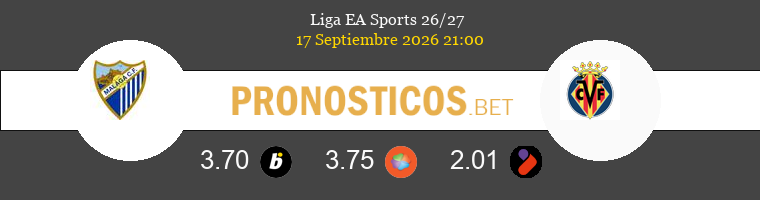 Málaga vs Villarreal Pronostico (17 Sep 2026) 1