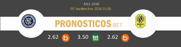 New York City vs Nashville SC Pronostico (5 Sep 2026) 1