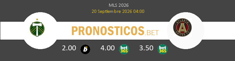 Portland Timbers vs Atlanta United Pronostico (20 Sep 2026) 1