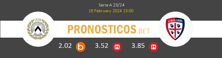 Udinese vs Cagliari Pronostico (19 Sep 2026) 1