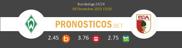 Werder Bremen vs FC Augsburgo Pronostico (19 Sep 2026) 1
