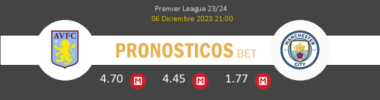 Aston Villa vs Manchester City Pronostico (24 Oct 2026) 1