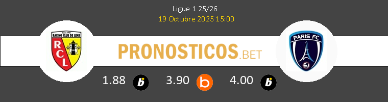 Lens vs Paris FC Pronostico (24 Oct 2026) 1