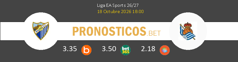 Málaga vs Real Sociedad Pronostico (18 Oct 2026) 1 Málaga vs Real Sociedad Pronostico (18 Oct 2026) 1