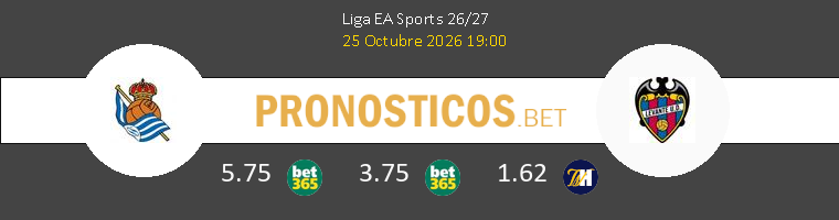 Real Sociedad vs Levante Pronostico (25 Oct 2026) 1