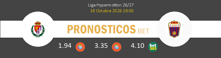 Real Valladolid vs Eldense Pronostico (18 Oct 2026) 1 Real Valladolid vs Eldense Pronostico (18 Oct 2026) 1